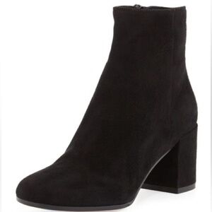 Vince blakely suede block heel, ankle boot